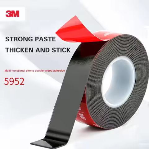 3M Double-Sided Tape 5952 Hardbound Strong Foam Tape Waterproof Non-Trace Black High-Viscosity Doubl
