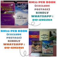 PRELOVED UiTM BOOKS (COURSE BA111)