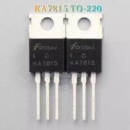 5ชิ้น KA7915 KA7815ไป-220 KA7915ETU KA7815ETU TO220 1.5A/15V ทรานซิสเตอร์ใหม่แบบดั้งเดิมควบคุมสามขั้