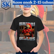 KAOS ANAK BRAINROT BRI BRI DISCUS | TSHIRT ANOMALI BRAINROT | KAOS ANAK KARAKTER KARTUN BUAYA PESAW