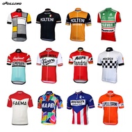 Multi Classical  New Retro Team Pro Cycling Jersey Customized Road Mountain Race Top OROLLING cyc662