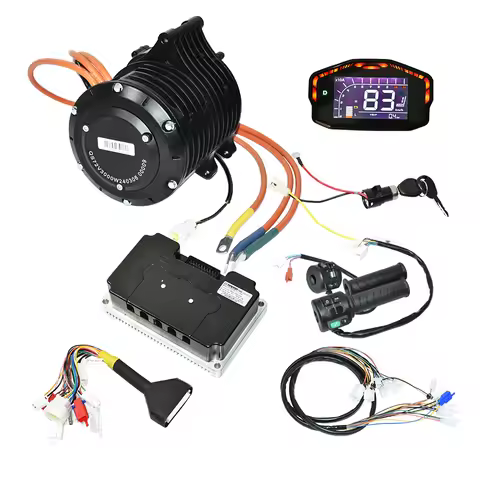 3000w Petrol to Electric Motorcycle Conversion E Moped QS138 70H V3 Mid-drive Pmsm Motor Kit with Fa