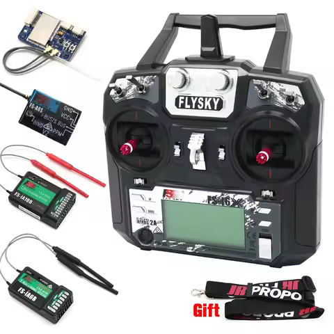 Original Flysky FS-i6X 10CH 2.4GHz AFHDS 2A RC Transmitter With FS-iA6B FS-iA10B FS-X6B FS-A8S Recei