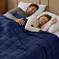 Weighted Blanket for Adults (20lbs, 80"x87" King Size), Cooling and Breathable Heavy Blanket for 130