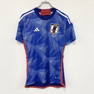 adidas日本國家足球隊短袖T卹球衣，藍色，S碼，古著