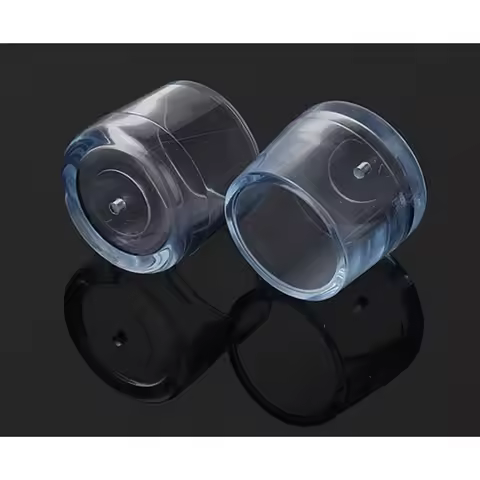 12.7mm transparent chair feet pad leg cap Clear chair flexiable tube feet end pads furniture table d