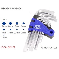 HEXAGON WRENCH , LONG ARM STAR TORX ALLEN KEY