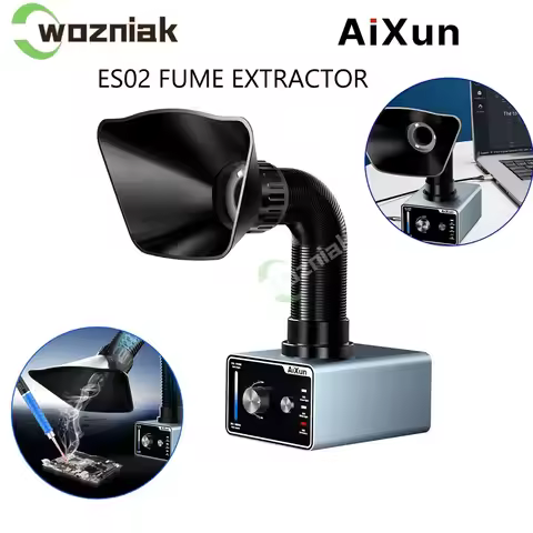 AIXUN ES02 Strong Suction Efficient Purification Smoking Instrument Soldering Cleaner Fume Extractor