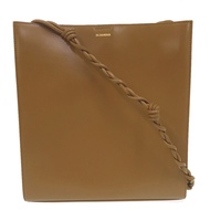 近全新 Jil Sander Tangle 中型單肩包，金色五金配件，ブラウン，0393 [二手] JIL SANDER