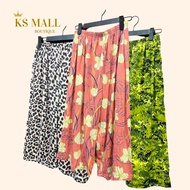 KS 3 quarter pants women design pattern flower printed