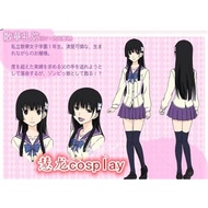 Huilong cosplay Sanhuali School Uniform Zombie Girl Zuo Prince Lanzi COSPLAY Costume Halloween Anime