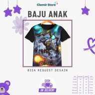 Unofficial Dota 2 3D Children's T-Shirt - Unofficial Tinker Dota 2 Character Shirt for Ages 1-12 Yea