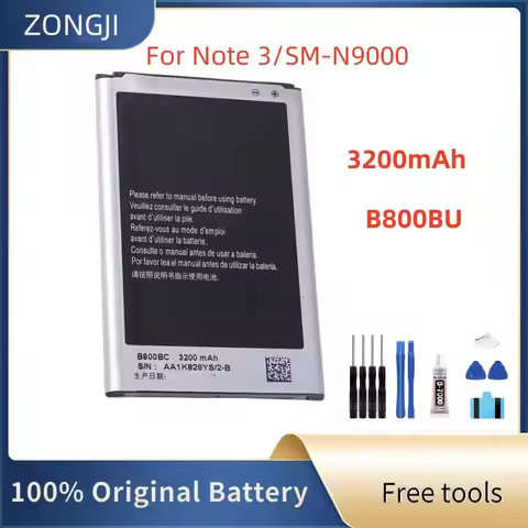 New Battery B800BE B800BC B800BU For Galaxy Note 3 N900 N9002 N9005 N9006 N9008 Replacement Battery 