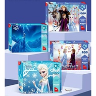 Frozen Puzzle 1000 Pieces Adult Decompression Adult 500 Pieces 8-10-12 Years Old Girl Children's Edu