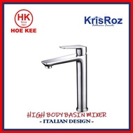 KrisROZ High Body Basin Mixer 73001A (Chrome / Black / Gun Metal)