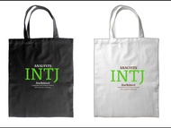 Student Tote Bag 16 Personalities Canvas Bag MBTI Personality | No MOQ | Tuisyen Beg College Style S