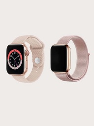 2 piezas Correa de reloj simple compatible con Apple Watch