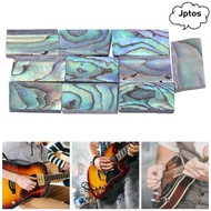 JPTOS ​10Pcs Abalone Shell Inlay​, ​Colorful ​Sheet Form ​Guitar Inlay Material​, ​Guitar Fretboard 