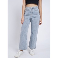 AVANCEID (S-XL) HIGH WAIST BAGGY LONG JEANS CULOT PANTS 6019