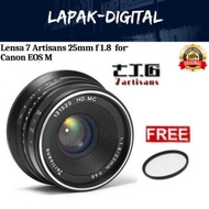 Lanz- 7Artisans Lens 7 Artisan 25Mm F1.8 Lens For Canon Eos-M