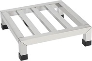 Dunnage Rack 13.8" L x 13.8" W x 4.3" H, Stainless Steel Dunnage Rack Large Capacity Storage Commerc