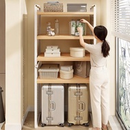 Floor Rack Multi-Layer Hollow Storage Rack Book Board Sundries Rack Luggage Cabinet Storage Storage 