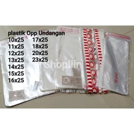 (100pcs) Invitation Opp Plastic BENING 10x25 11x25 12x25 13x25 14x25 15x25 16x25 17x25 18x25 20x25 2