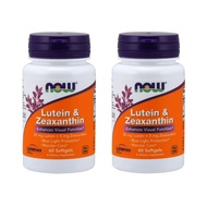 NOW Supplements, Lutein & Zeaxanthin with 25 mg Lutein and 5 mg Zeaxanthin, 60 Softgels (2 Pack) NOW