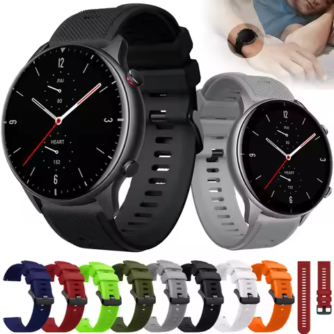 For Huami Amazfit GTR2 2e GTR 47mm Strap / Amazfit Stratos 2 3 Quick Release Silicone Band Bracelet 