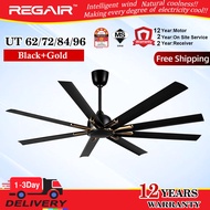 REGAIR/INOVO UT 62inch 72inch 84inch Big fan 8 Aluminium Blade DC Motor Ceiling Fan silent fan