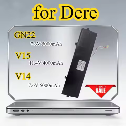 New V14 V15 GN22 Laptop Battery for Dere V14 V15 R12 Pro M12 MBook M11 R6 R9 Daysky V7 V9 15.6" Inch