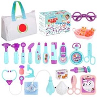 Others - 【26件装】醫生玩具，女童醫生遊戲組，醫生行李箱附聽診器與體溫計，醫療玩具套裝，派對、生日、聖誕節禮物，角色扮演醫生遊戲