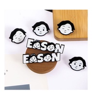 Eason陈奕迅金属徽章胸热销 针个性创意明星【现货】 周边粉丝应援礼物勋章06090609 Eason Chan Metal Badge - Popular Personalized Creativ