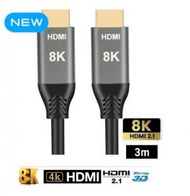日本熱銷 - 3米HDMI 8K 7680*4320電腦電視超清視頻線 鋁合金殼 2.1版