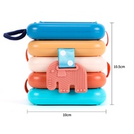 Sensory Busy Board Stacking Toys Mainan Edukasi Anak Bayi Sensori Mainan Early Motorik Travel Toys