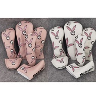 Women's Light Pink Rabbit Golf Club Set Number One Wood Cover Railway Wooden Club Club Head Cover