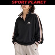 New Balance Women Half Zip Sweat Shirt Baju Perempuan (AWT23561-PHM) Sport Planet 23-42