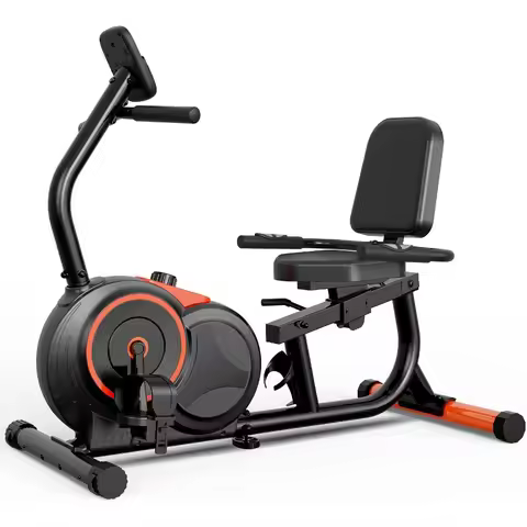 Recumbent Exercise Bike for Home, Quiet Magnetic Stationary Bike for Senior