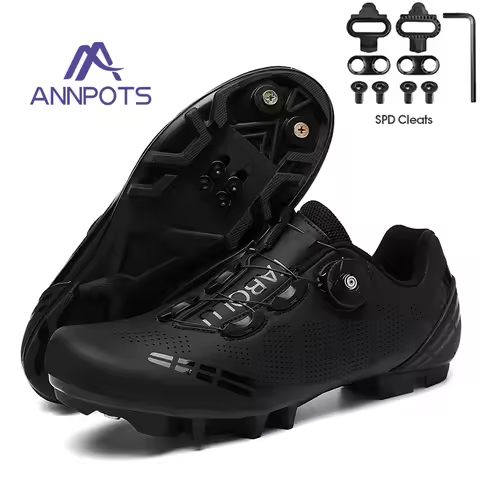 Men Cycling Professional Sneaker Women Mountain Bike Shoes SPD Cleats MTB Cycle Shoes Road Bike Spee