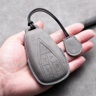 Leather Car Remote Key Case Cover for Changan CS35PLUS CS35 Plus CS55 PLUS CS75 PLUS Eado UNI-T UNI 
