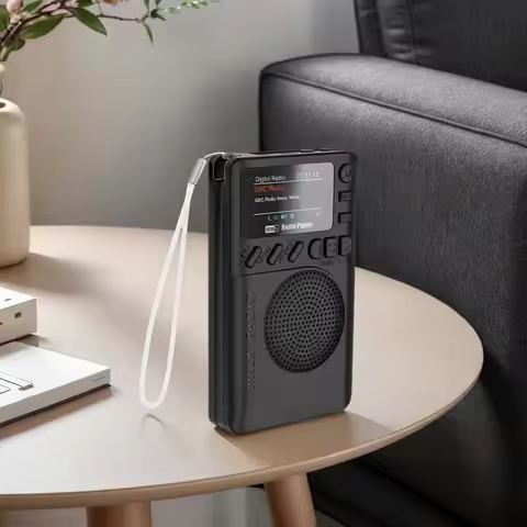 P9 Mini DAB FM Digital Radio Portable Pocket Radio DAB (170-240MHz) FM(87.5-108MHz) DAB LCD Display 
