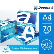 DOUBLE A A4 COPIER PAPER PREMIUM 70GSM & 80GSM - 500SHEET