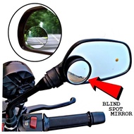 SKYGO Wizard 125 Motorcycle Blind Spot Mirror | For Car 1Pair Color Black Motorcycle Accessories