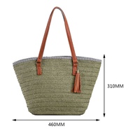 Halloween Weave Tote Bag Summer Beach Bag Straw Handbag & Handbag Women Bohemian Shoulder Bag For Wo