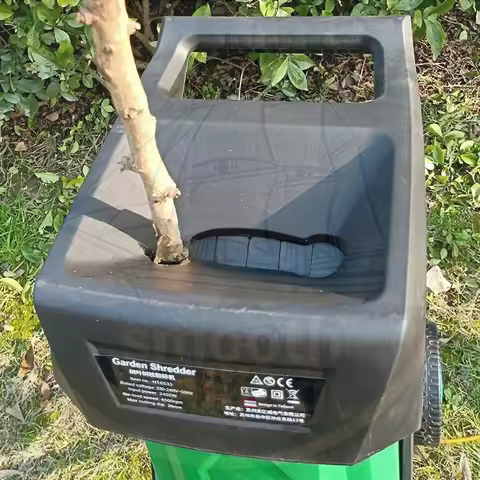 2400W 50L Electric Garden Wood Shredder Multifunctional Branch Leaf Crushing Machine