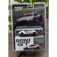 Mini GT 635 Model Car(American Card) Nissan GT-R Nismo GT500 3 NDDP Racing w/ B-Max 2021 SUPER GT SE
