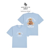 ADLV เสื้อยืด Oversize รุ่น  Teddy Bear (Bear Doll) Short Sleeve T-Shirt Skyblue Blue (50042OTBSSU_F3BLXX)