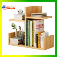 Sturdy Wooden Table Top Book Rack Book Shelf - tytytuah