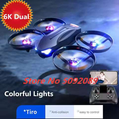 Mini 6K RC Drone with 6K HD Dual Camera Aerial Photography Aircraft Anti-Crash Easy To Remote Contro