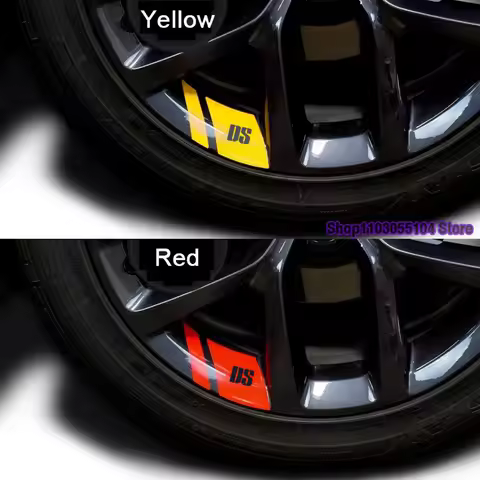 6pcs Car Rim Stickers For DS SPIRIT DS3 DS4 DS5 DS6 DS7 Auto Accessories